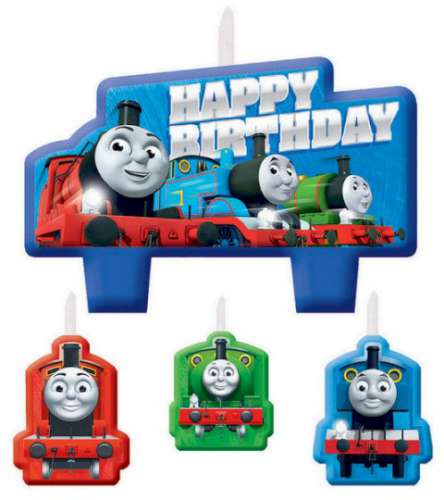 Thomas The Tank Engine Candle Set - Click Image to Close